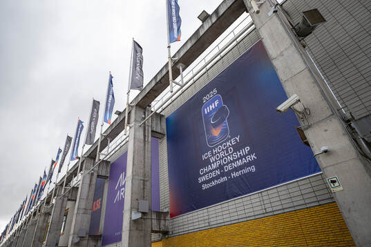 Exterior view of Avicii Arena