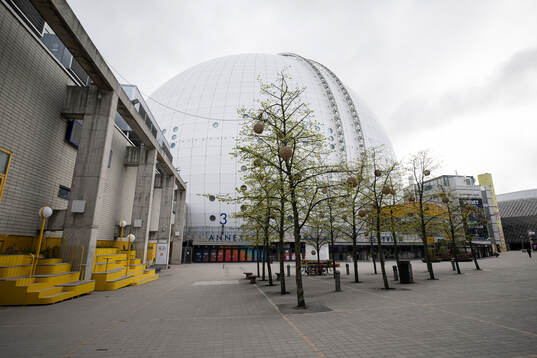 Exterior view of Avicii Arena