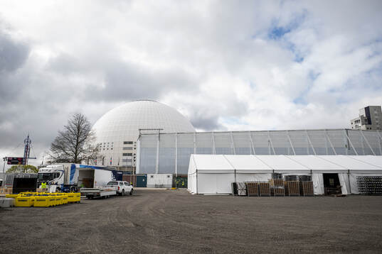 View of the fan zone