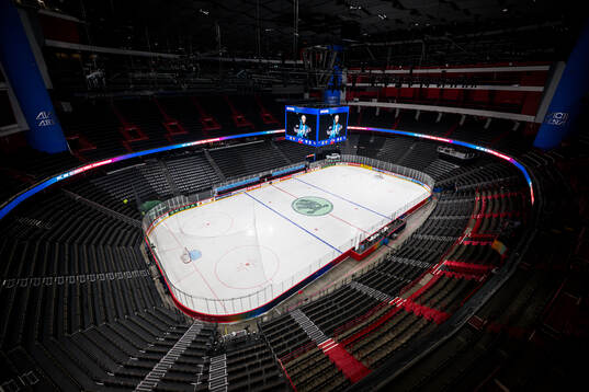 Interior view of Avicii Arena