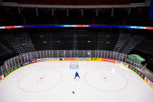 Leo Carlsson of Sweden at a practice session