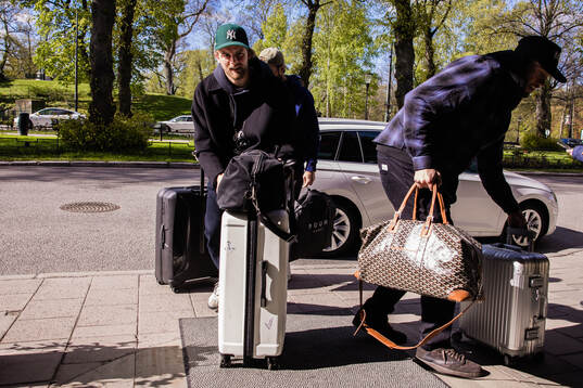 Samuel Ersson and Jacob Markström of the Swedish national
