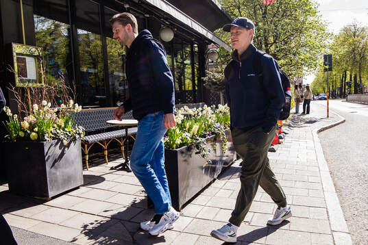Christoffer Ehn and Anton Bengtsson of the Swedish national