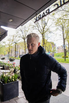 Gabriel Carlsson of the Swedish national men's ice hockey