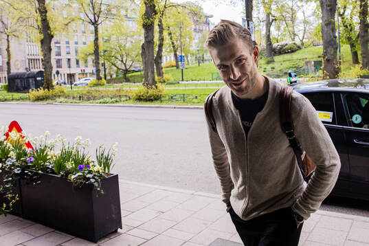 Alexander Wennberg of the Swedish national men's ice hockey