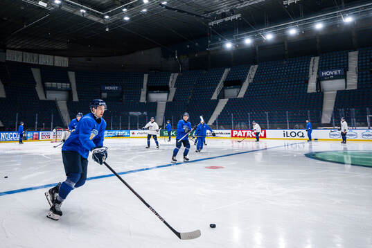 Juho Lammikko of Finland at a practice session