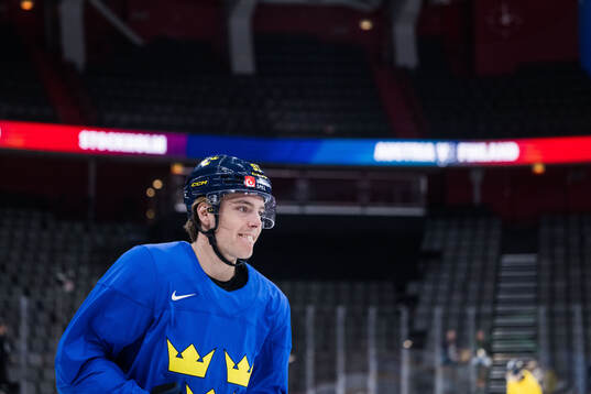 Leo Carlsson of Sweden at a practice session