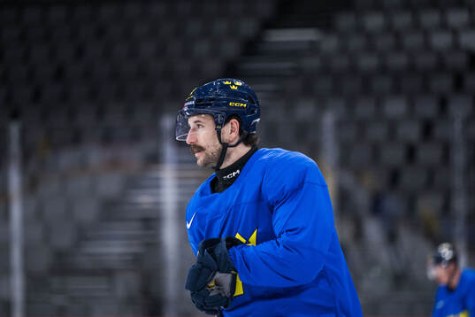 Filip Forsberg of Sweden at a practice session