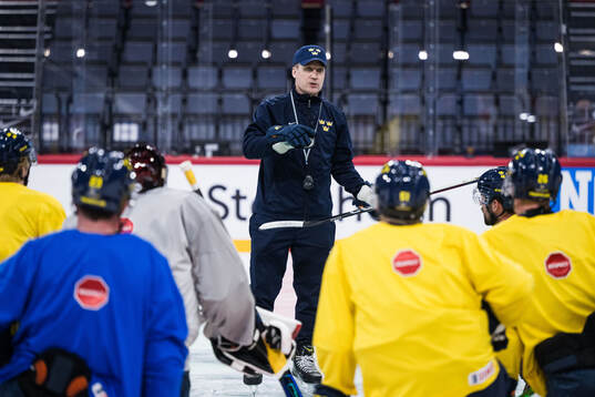 Of Sweden at a practice session