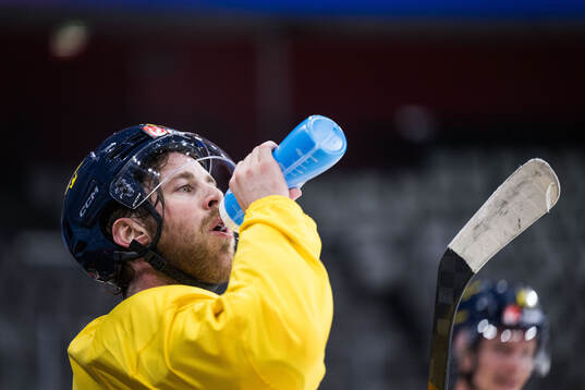 Elias Lindholm of Sweden at a practice session