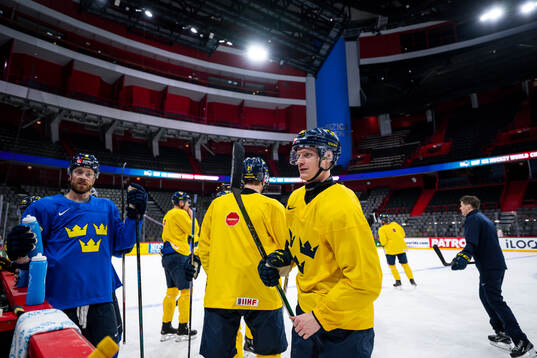 Anton Bengtsson of Sweden at a practice session