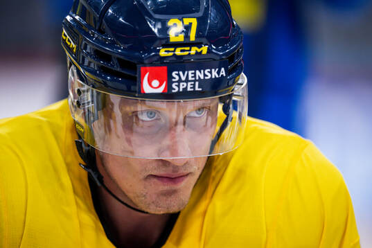Gabriel Carlsson of Sweden at a practice session