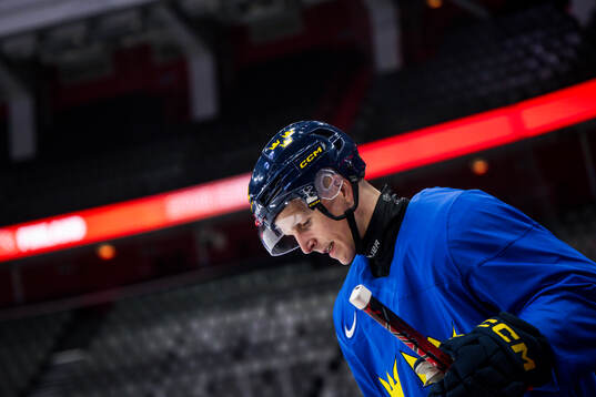 Max Friberg of Sweden at a practice session