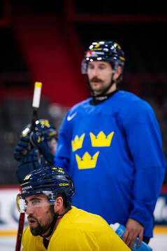 Erik Gustafsson of Sweden at a practice session