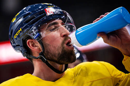 Erik Gustafsson of Sweden at a practice session