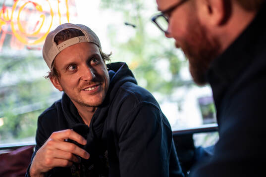 Jonas Brodin of Sweden at a press event
