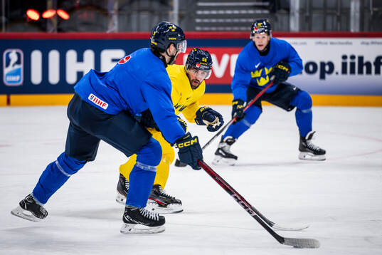Erik Gustafsson of Sweden at a practice session