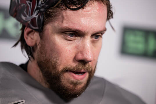 Goaltender Jacob Markström of Sweden