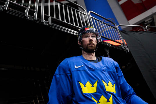 Marcus Pettersson of Sweden at a practice session