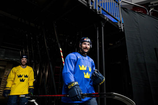 Filip Forsberg of Sweden at a practice session