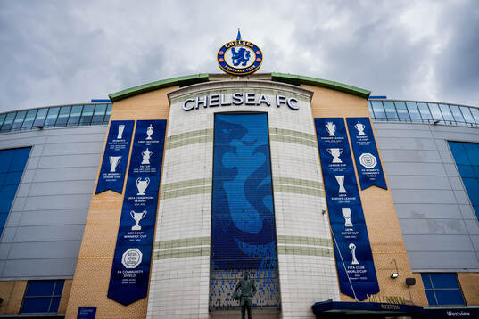 Exterior view of Stamford Bridge