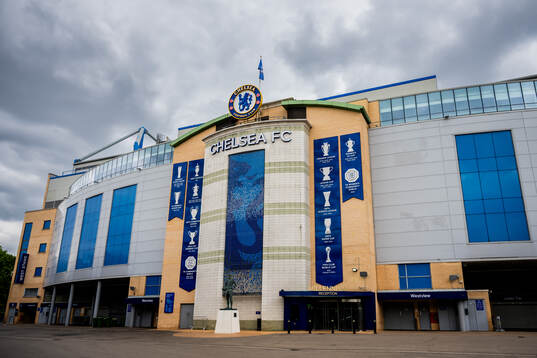 Exterior view of Stamford Bridge
