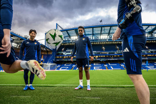 Keita Kosugi and Isak Alemayehu Mulugeta of Djurgården