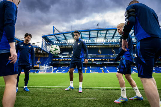 Keita Kosugi, Isak Alemayehu Mulugeta and Viktor Bergh of