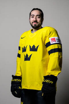 Mika Zibanejad of Sweden poses for a portrait