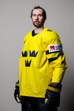 Marcus Pettersson of Sweden poses for a portrait