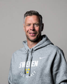 Assistant coach Nicklas Rahm of Sweden poses for a portrait