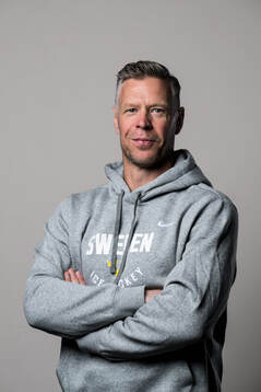 Assistant coach Nicklas Rahm of Sweden poses for a portrait