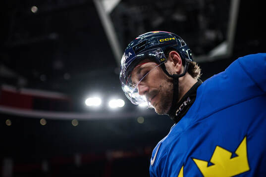 Filip Forsberg of Sweden at a practice session