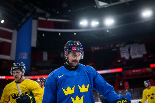 Filip Forsberg of Sweden at a practice session