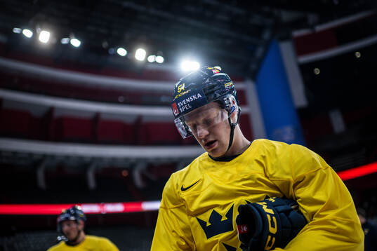 Emil Heineman of Sweden at a practice session