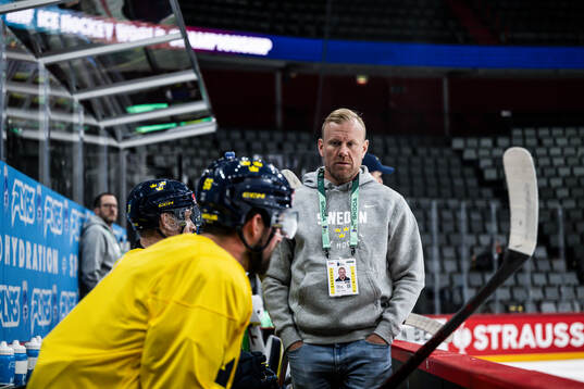 Assistant general manager Patric Hörnqvist of Sweden at a