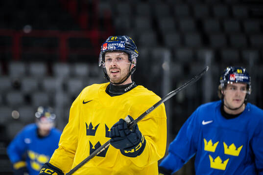 Christoffer Ehn of Sweden at a practice session