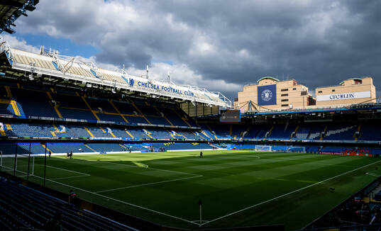 Interior view of Stamford Bridge
