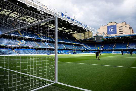 Interior view of Stamford Bridge