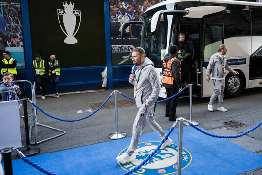 Head coach Jani Honkavaara of Djurgården arrives to the