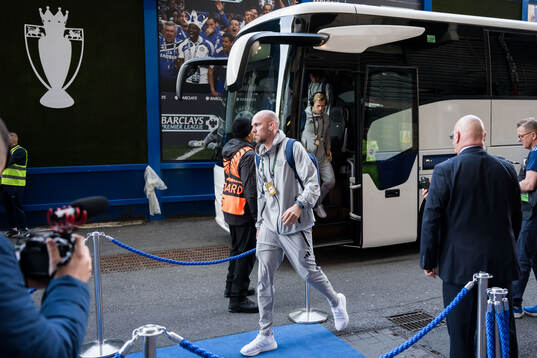 Marcus Danielson of Djurgården arrives to the stadium