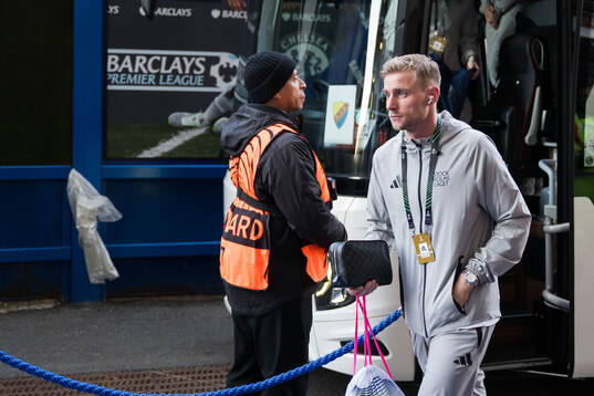 Jacob Rinne of Djurgården arrives to the stadium