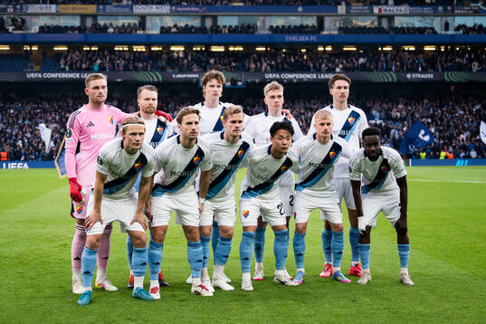 The starting eleven of Djurgården