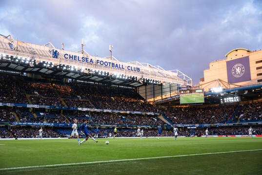 Tobias Gulliksen of Djurgården and Malo Gusto of Chelsea