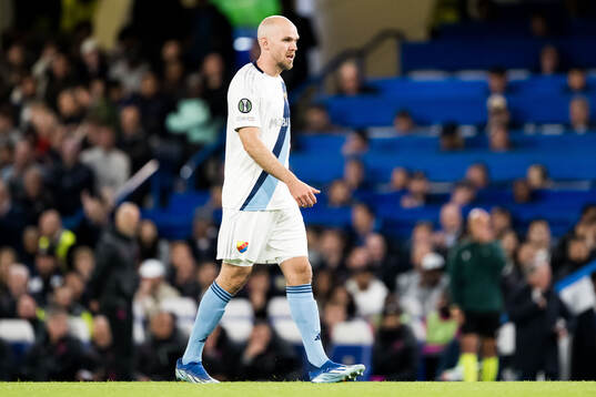 Marcus Danielson of Djurgården looks dejected