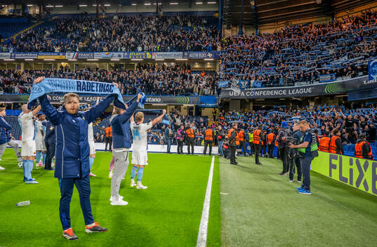 Bläddra bland fler bilder av Football, UEFA Conference League, Semifinal, Chelsea - Djurgården