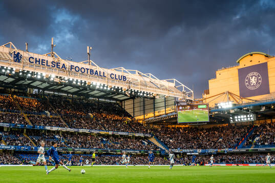 Tobias Gulliksen of Djurgården and Malo Gusto of Chelsea