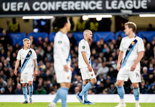 Marcus Danielson of Djurgården looks dejected