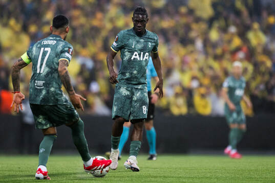 Yves Bissouma of Tottenham Hotspur
