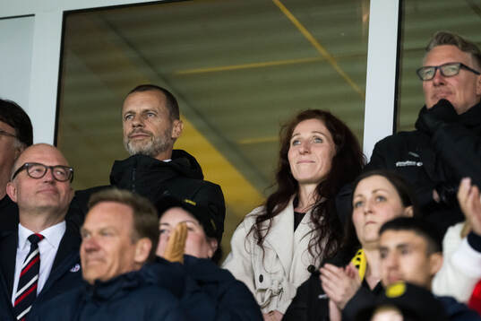 UEFA President Aleksander Ceferin and President of the